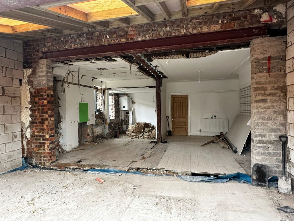open plan living in Wirral
